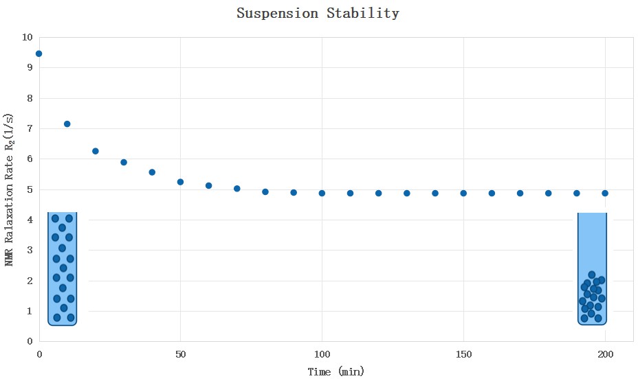 Low Field NMR for Particle Suspension Stability Analysis